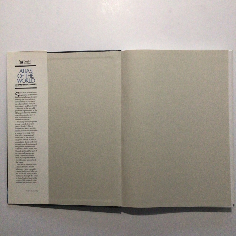 Atlas of the World by Rand McNally Maps Hardcover Book - Picture 3 of 11